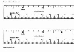 Image result for 1 10 Inch Ruler Printable