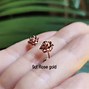 Image result for Solid Gold Stud Earrings