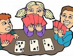 Image result for Children Playing Cards