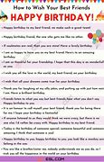 Image result for Best Friend Birthday Paragraph Message