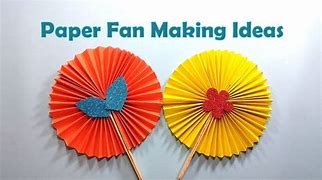 Image result for Flat Paper Fans