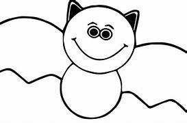 Image result for Cartoon Bat Coloring Page