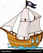 Image result for Pirate Ship Vector Art