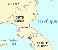Image result for North Korea Country Map