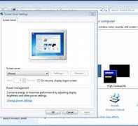 Image result for Windows 7 Screensaver Swttings