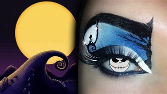Image result for Tim Burton Simple Makeup