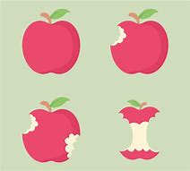 Image result for Cartoon Apple with Bite