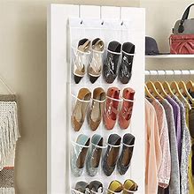 Image result for Over the Door Closet Shoe Organizer