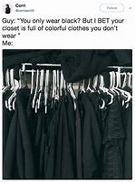 Image result for Spring Black Clothes Meme