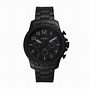 Image result for Fossil Black Stainless Steel Watch