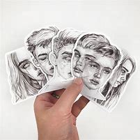 Image result for Black and White Sticker Pack