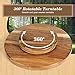 Image result for Wood Lazy Susan Turntable