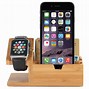 Image result for Rose Gold Apple Watch and iPhone Stand