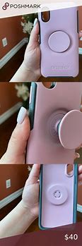 Image result for Pink Phone Case with Popsocket