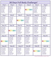 Image result for 30-Day Full Body Workout Challenge