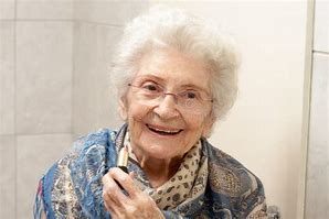 Image result for Old Lady with Lipstick