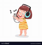 Image result for Someone Listening to Music Cartoon