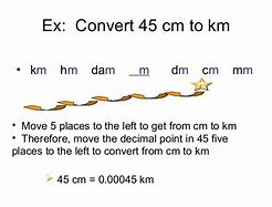 Image result for How to Convert Cm to Km