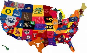 Image result for College Football Stadium Map