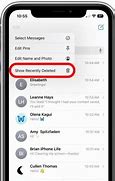 Image result for Recently Deleted iPhone Text Messages