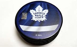 Image result for Maple Leafs Hockey Puck