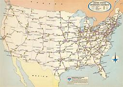 Image result for Us Interstate Highway System Map