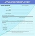 Image result for Blank Generic Job Application Form