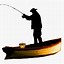 Image result for Clip Art Bald Man Fishing