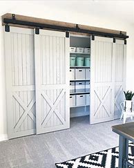 Image result for Interior Barn Doors for Closets