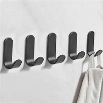 Image result for Matte Black Wall Hooks