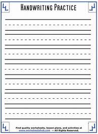 Image result for Student Writing Paper Printable