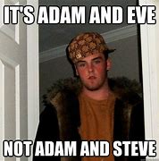 Image result for Adam and Steve Meme