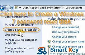 Image result for What Is a Password Reset Disk Windows 7