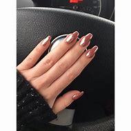 Image result for Coffin and Rose Gold Pink Nails