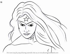 Image result for Wonder Woman Line Art