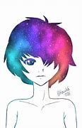 Image result for Galaxy Color Hair Streaks