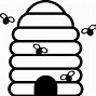 Image result for Cute Bee Clip Art Black and White