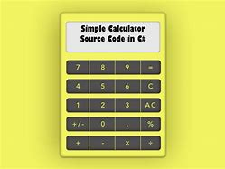 Image result for C# Calculator Code