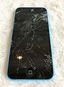 Image result for Blue iPhone 5C Cracked Screen