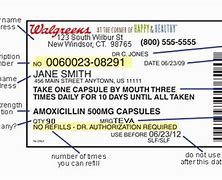 Image result for Walgreens Prescription Receipt