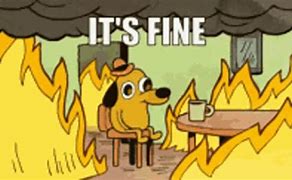 Image result for Fine This Is Dog Meme On Fire GIF