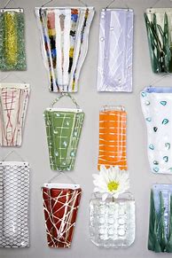 Image result for Fused Glass Wall Pocket