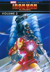 Image result for Iron Man Cartoon DVD