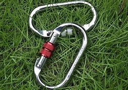 Image result for Carabiner Clip Spring Snap Hook