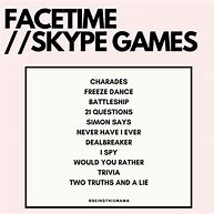 Image result for FaceTime Date Games