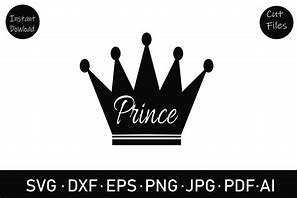 Image result for Prince Crown Outline SVG