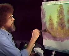 Image result for Bob Ross First Painting