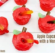 Image result for Candy Apple Cupcakes