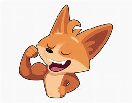 Image result for Animated Fox Emoji