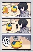 Image result for Cute Yellow Among Us Comic